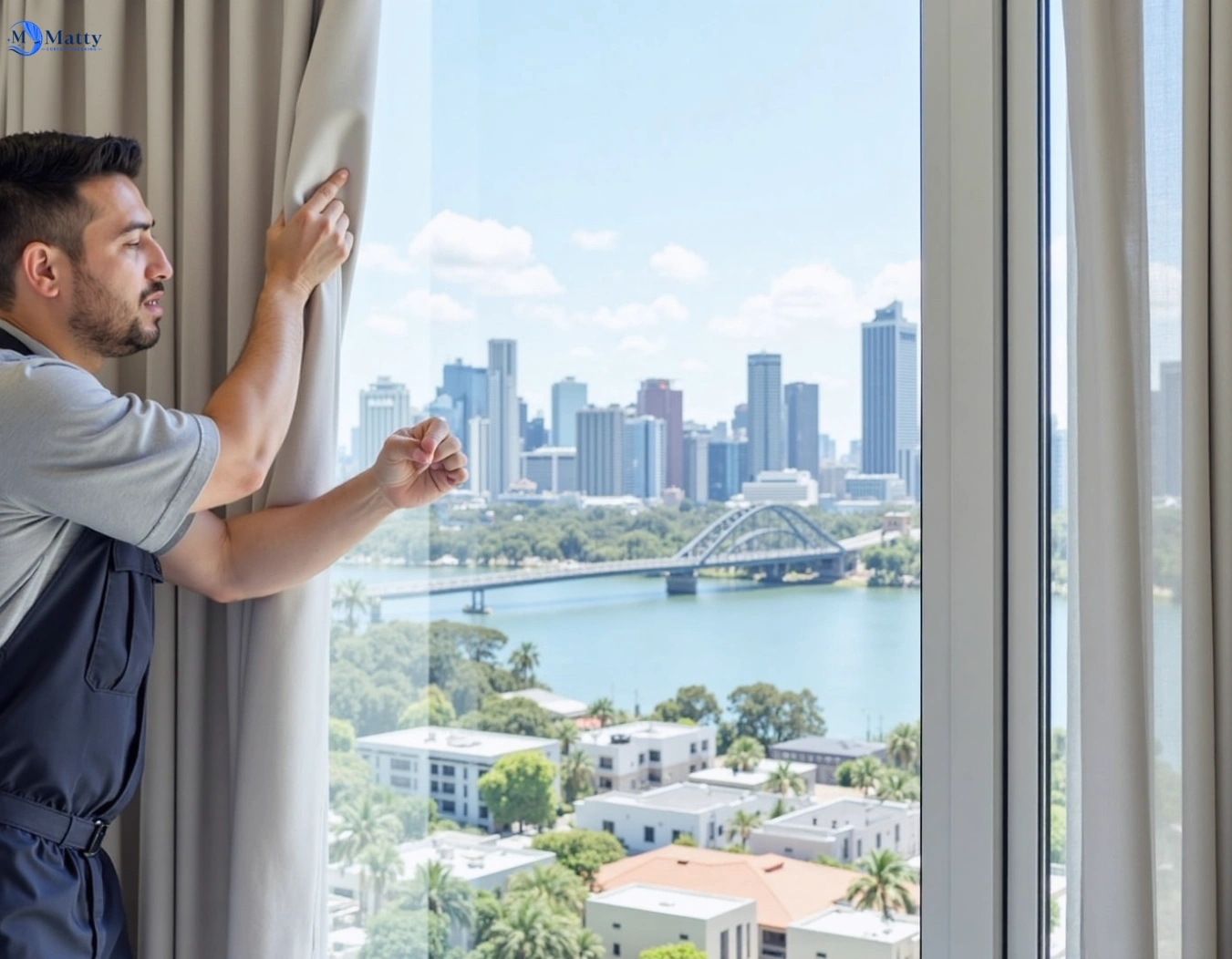 Professional curtain steam cleaning service rushcutters-bay-nsw QLD by Fresho Curtain Cleaning